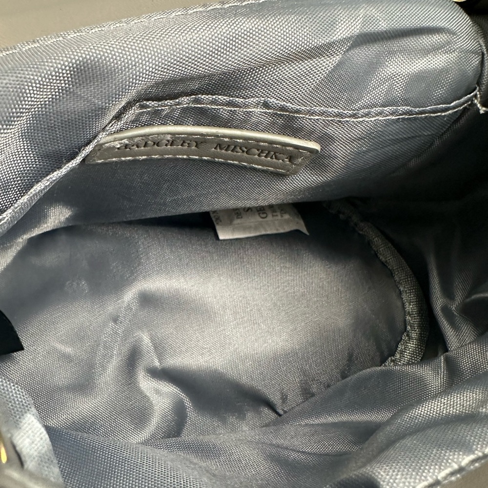 BADGLEY MISCHKA | Quilted Gray Drawstring Mini Backpack NWT - Picture 4 of 7
